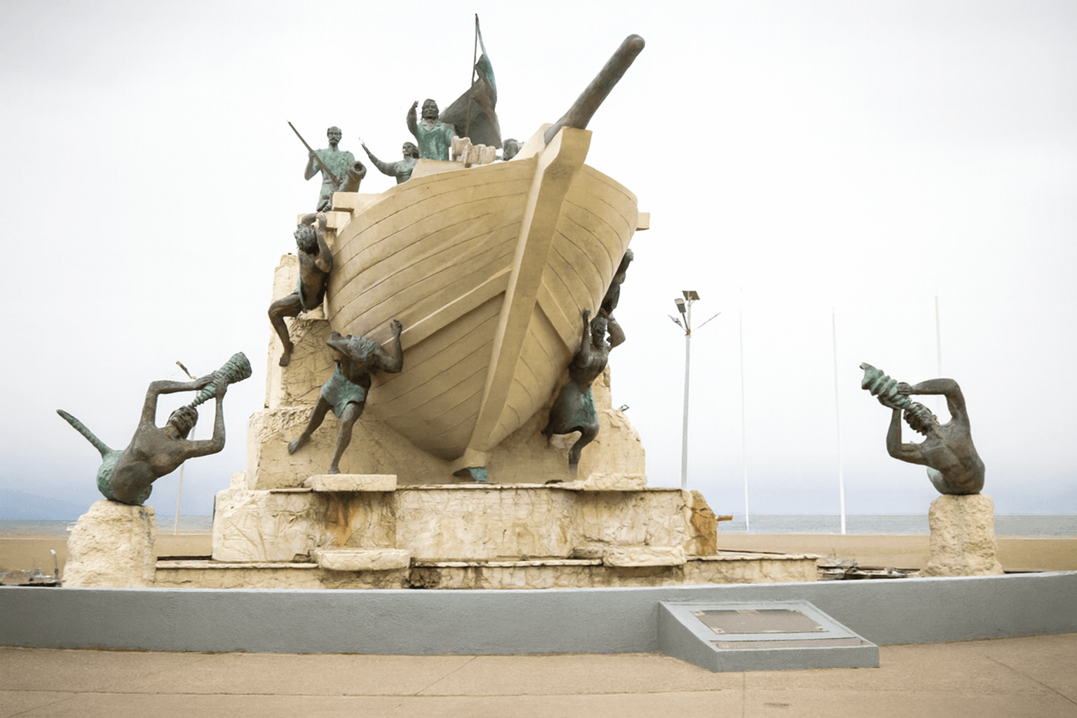 Historic centre of Punta Arenas on the city tour